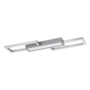 Plafoniera LED FOMENTO nichel satinat Eglo 75638, 78x26 cm, 37W