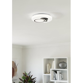 Plafoniera LED ESPARTACO alb Eglo 75644, D38.5 cm, 1.4W