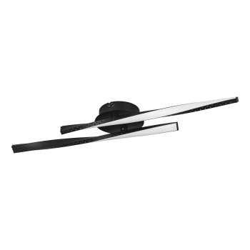 Plafoniera LED ADEJE negru Eglo 75685, 59x10 cm, 8W
