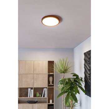 Plafoniera LED CAMPASPERO negru Eglo 75738, D29.5 cm, 14W