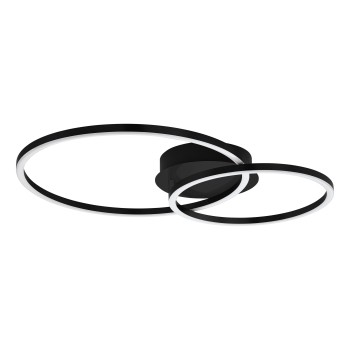 Plafoniera LED MOTTAFOLLONE negru Eglo 75758, 41.5x29 cm, 15W