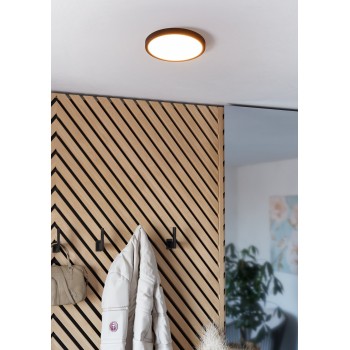 Plafoniera LED CAMPASPERO 2 negru Eglo 75775, D29.5 cm, 18W