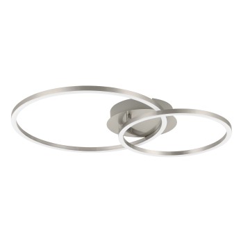 Plafoniera LED PALMAVES 2 nichel satinat Eglo 75818, 56x39 cm, 12W