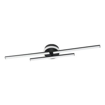 Plafoniera LED VASCELLA 1 negru Eglo 75823, 72x14 cm, 20W