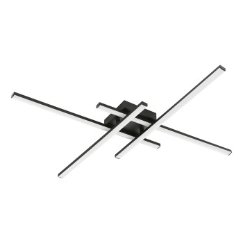 Plafoniera LED VASCELLA negru Eglo 75824, 74x74 cm, 20W