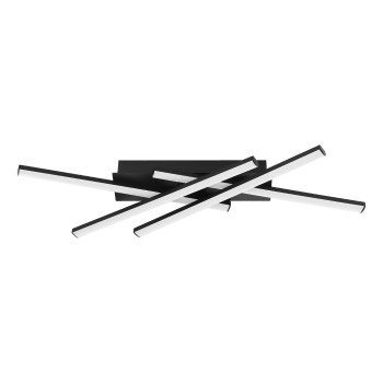 Plafoniera LED VASCELLA negru Eglo 75825, 69x12 cm, 20W
