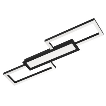 Plafoniera LED FOMENTO negru Eglo 75959, 78x26 cm, 37W