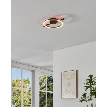 Plafoniera LED GAMBULAGA 1 negru Eglo 75967, 40x30 cm, 17W