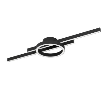 Plafoniera LED GAMBULAGA negru Eglo 75969, 77.5x20 cm, 23.5W