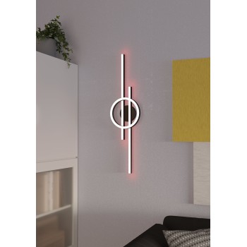 Plafoniera LED GAMBULAGA negru Eglo 75969, 77.5x20 cm, 23.5W