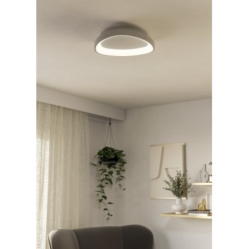 Plafoniera LED MOGGIONA alb Eglo 75972, D35 cm, 12W