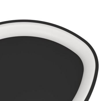 Plafoniera LED MOGGIONA negru Eglo 75973, D35 cm, 12W