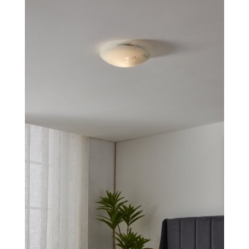 Plafoniera MARS alb Eglo 80263, D25 cm, 1xE27