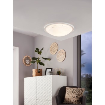 Plafoniera PLANET 1 alb Eglo 83153, D29 cm, 1xE27