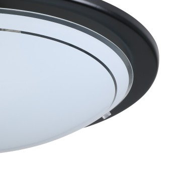 Plafoniera PLANET 1 negru Eglo 83159, D29 cm, 1xE27