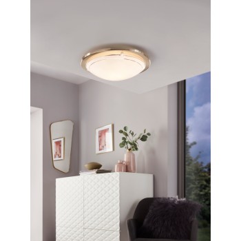 Plafoniera PLANET 1 nichel mat Eglo 83162, D29 cm, 1xE27