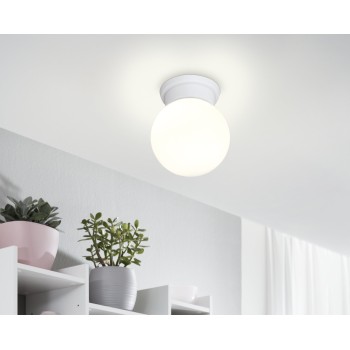 Plafoniera DURELO alb Eglo 94973, D16 cm, 1xE27