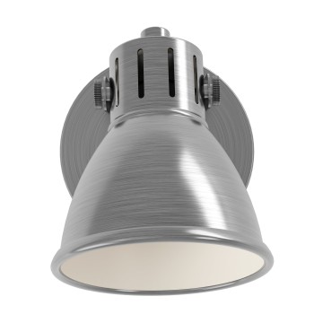 Plafoniera SERAS antique nickel/crem Eglo 96552, D10 cm, 1xGU10