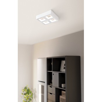 Plafoniera LED FERREROS alb Eglo 96794, 27x27 cm, 6.3W