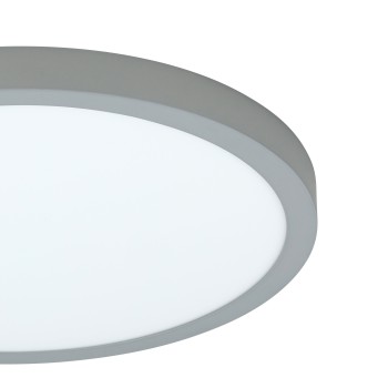 Plafoniera LED FUEVA 1 argintiu Eglo 97263, D40 cm, 22.3W