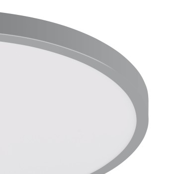 Plafoniera LED FUEVA 1 argintiu Eglo 97267, D40 cm, 22.3W