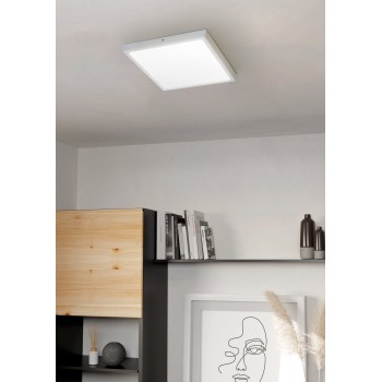 Plafoniera LED FUEVA 1 alb Eglo 97268, 40x40 cm, 22W