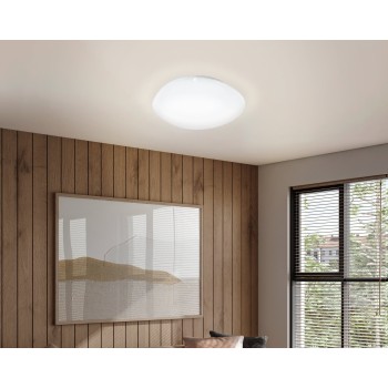 Plafoniera LED SILERAS alb Eglo 97577, D45 cm, 20.5W