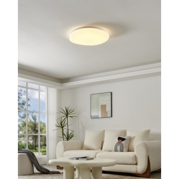 Plafoniera LED SILERAS alb Eglo 97578, D60 cm, 31W