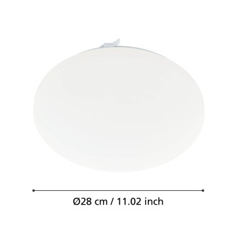 Plafoniera LED FRANIA alb Eglo 97871, D28 cm, 10W