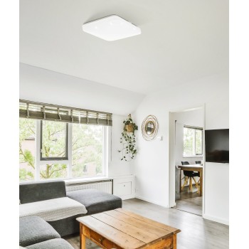 Plafoniera LED FRANIA alb Eglo 97876, 43x43 cm, 5.5W