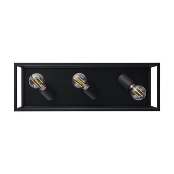 Plafoniera SILENTINA negru Eglo 98333, 54x18 cm, 3xE27