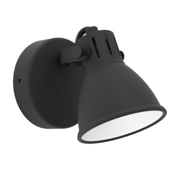 Plafoniera SERAS 2 negru Eglo 98397, D10 cm, 1xGU10