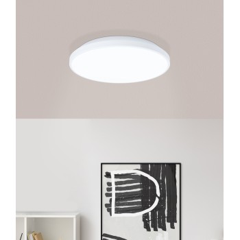 Plafoniera LED CRESPILLO alb Eglo 99337, D24 cm, 12.5W