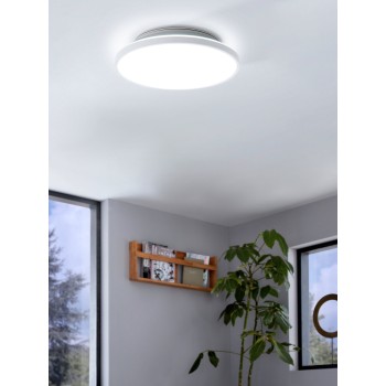 Plafoniera LED CRESPILLO alb Eglo 99338, D31.5 cm, 15W