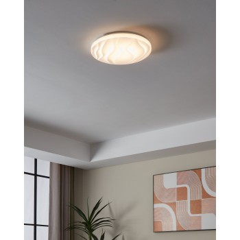 Plafoniera LED BENARIBA alb Eglo 99343, D33 cm, 14.6W