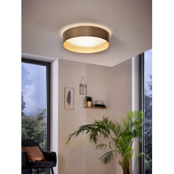 Plafoniera LED MASERLO 2 alb Eglo 99541, D38 cm, 20W
