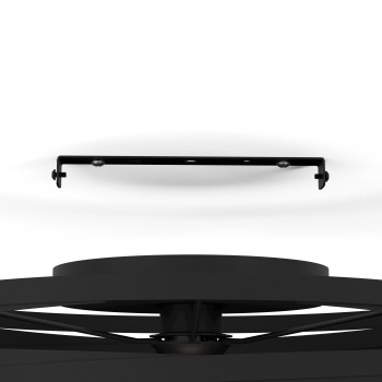 Plafoniera CREMELLA negru Eglo 900164, D37 cm, 1xE27