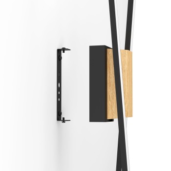 Plafoniera LED PANAGRIA negru/maro Eglo 900491, L7.5 cm, 6.3W