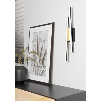 Plafoniera LED PANAGRIA negru/maro Eglo 900491, L7.5 cm, 6.3W