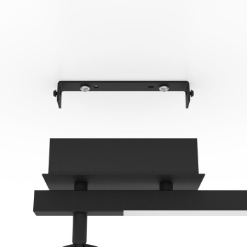 Plafoniera LED CARDILLIO 2 negru Eglo 900513, 22.5x6.5 cm, 3.2W