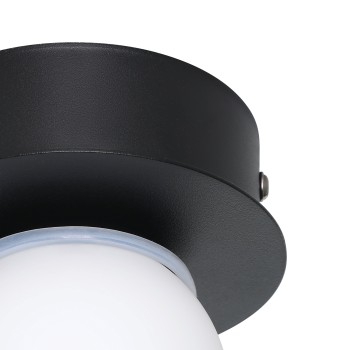 Plafoniera LED MOSIANO negru Eglo 900659, D11 cm, 3.3W