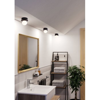 Plafoniera LED MOSIANO negru Eglo 900659, D11 cm, 3.3W