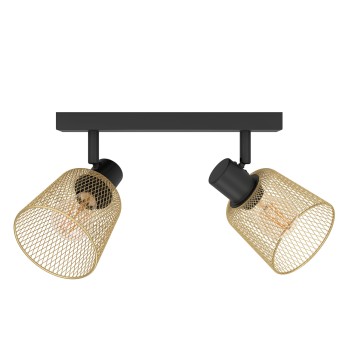 Plafoniera COSLADA negru Eglo 900694, 32x8 cm, 2xE27