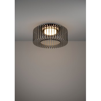 Plafoniera LED GINESTRONE-Z negru Eglo 900722, D45 cm, 22W