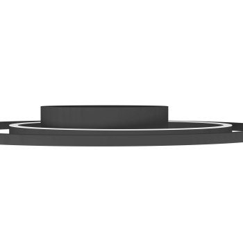 Plafoniera LED CALAGRANO-Z negru Eglo 900728, D45 cm, 21.5W