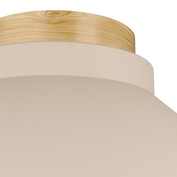 Plafoniera MOHARRAS maro Eglo 900736, D40 cm, 1xE27