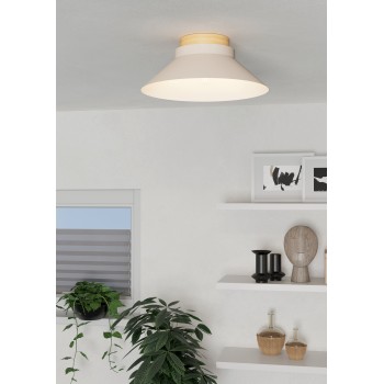 Plafoniera MOHARRAS maro Eglo 900736, D40 cm, 1xE27