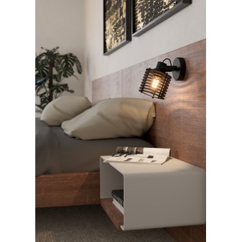 Plafoniera SEGOVIA negru Eglo 900739, L13 cm, 1xE27