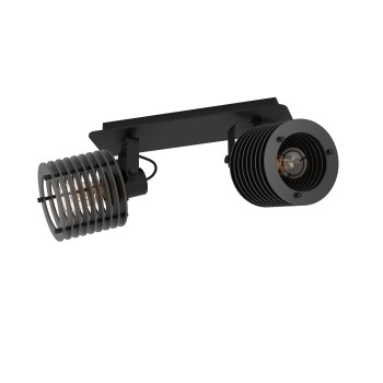 Plafoniera SEGOVIA negru Eglo 900741, L33.5 cm, 2xE27