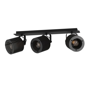 Plafoniera SEGOVIA negru Eglo 900742, L57.5 cm, 3xE27